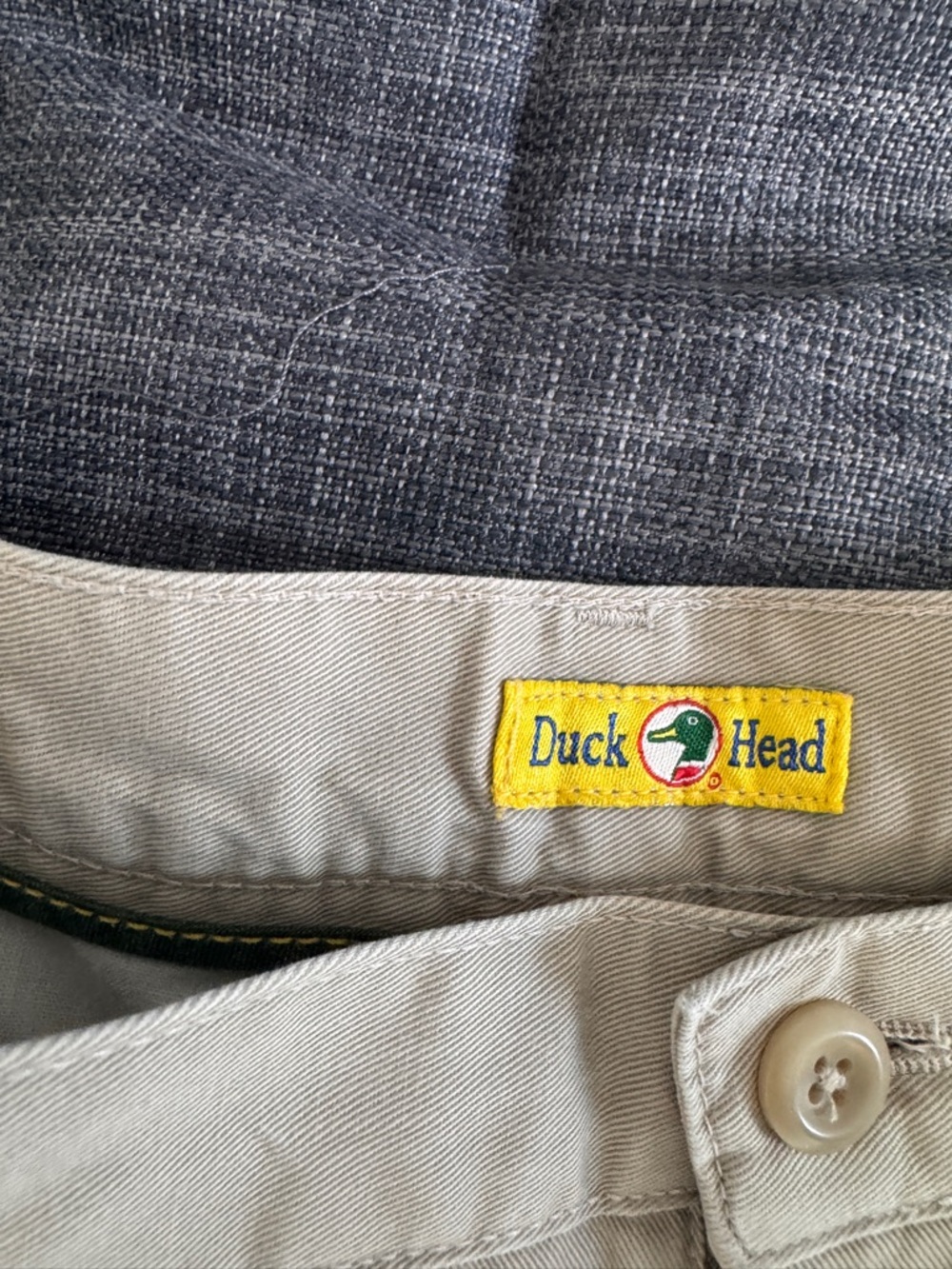 Men's 36x34 Duck Head Pleated Khaki Pants - Picture 2 of 6